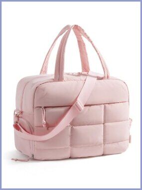 Water Resistant Nylon Gym Duffel Bag with Shoe Compartment